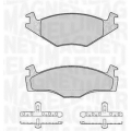 363916060392 MAGNETI MARELLI Комплект тормозных колодок, дисковый тормоз