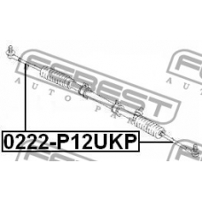 0222-P12UKP FEBEST Осевой шарнир, рулевая тяга
