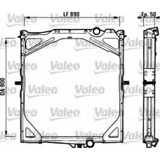 730223 VALEO Радиатор, охлаждение двигателя