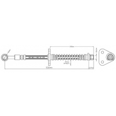 VBH401 MOTAQUIP Тормозной шланг