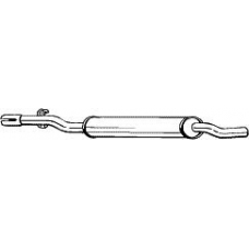 233-507 BOSAL Средний глушитель выхлопных газов