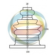 21-990108 ODM-MULTIPARTS Комплект пылника, приводной вал