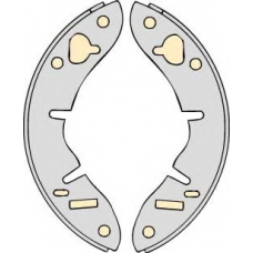 K531402 MGA Комплект тормозов, барабанный тормозной механизм