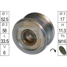 ZN5515 ERA Механизм свободного хода генератора