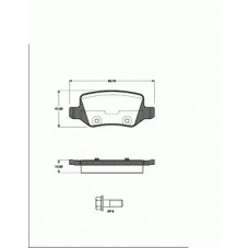1501223348 S.b.s. Комплект тормозных колодок, дисковый тормоз