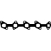 026635P CORTECO Прокладка, выпускной коллектор
