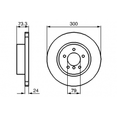 0 986 479 216 BOSCH Тормозной диск