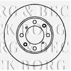 BBD4093 BORG & BECK Тормозной диск