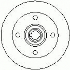 37125 KAWE Тормозной диск