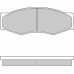 12-0302 E.T.F. Комплект тормозных колодок, дисковый тормоз