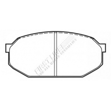 FBP1351 FIRST LINE Комплект тормозных колодок, дисковый тормоз