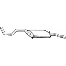 283-399 BOSAL Глушитель выхлопных газов конечный