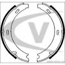 V30-0491 VEMO/VAICO Комплект тормозных колодок, стояночная тормозная с