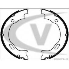 V30-6139 VEMO/VAICO Комплект тормозных колодок, стояночная тормозная с
