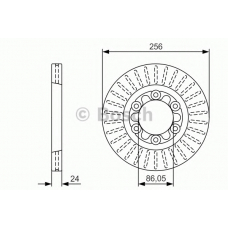 0 986 479 U98 BOSCH Тормозной диск