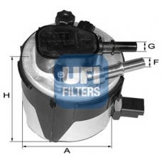 55.170.00 UFI Топливный фильтр