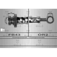 80073 Malo Тормозной шланг