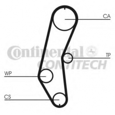 CT666 CONTITECH Ремень ГРМ
