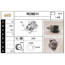 RO9011 SNRA Стартер