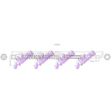 H4805 Brovex-Nelson Тормозной шланг