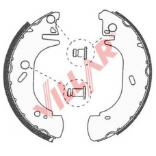 629.0686 VILLAR Комплект тормозных колодок