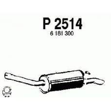 P2514 FENNO Глушитель выхлопных газов конечный