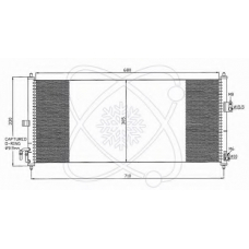 30W0034 ELECTRO AUTO Конденсатор, кондиционер