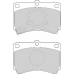 FD6636A NECTO Комплект тормозных колодок, дисковый тормоз