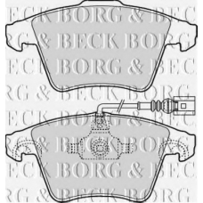 BBP2143 BORG & BECK Комплект тормозных колодок, дисковый тормоз
