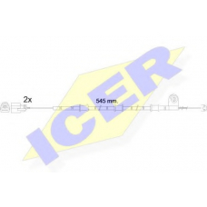 610586 E C ICER Сигнализатор, износ тормозных колодок