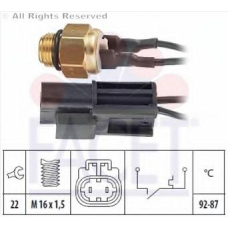 7.5054 FACET Термовыключатель, вентилятор радиатора