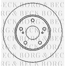 BBD4682 BORG & BECK Тормозной диск