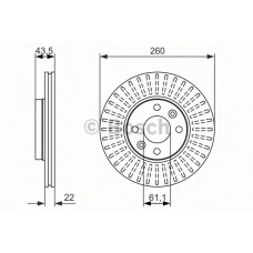 0 986 479 943 BOSCH Тормозной диск