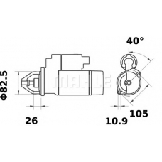 MS 30 MAHLE Стартер