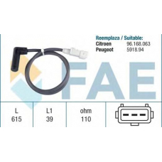 79153 FAE Датчик, импульс зажигания; Датчик частоты вращения