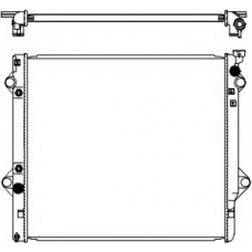 3461-8530 SAKURA  Automotive Радиатор, охлаждение двигателя