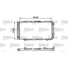 730997 VALEO Радиатор, охлаждение двигателя