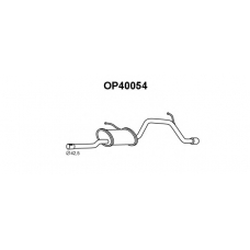 OP40054 VENEPORTE Глушитель выхлопных газов конечный