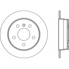 BDA2311.10 OPEN PARTS Тормозной диск