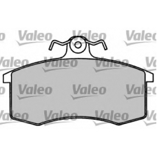 597049 VALEO Комплект тормозных колодок, дисковый тормоз