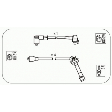 JP150 JANMOR Комплект проводов зажигания