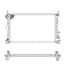 509638 NRF Радиатор, охлаждение двигателя