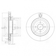 BG3852 DELPHI Тормозной диск