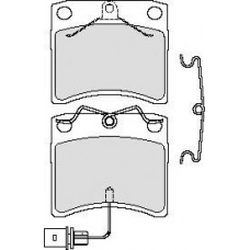 ADB11636 COMLINE Комплект тормозных колодок, дисковый тормоз