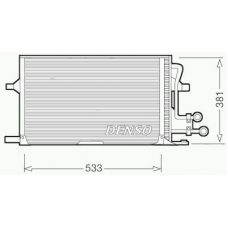 DCN10003 DENSO Конденсатор, кондиционер