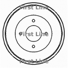 FBR747 FIRST LINE Тормозной барабан