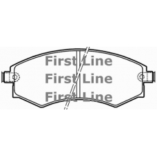 FBP3284 FIRST LINE Комплект тормозных колодок, дисковый тормоз