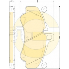 6118639 GIRLING Комплект тормозных колодок, дисковый тормоз