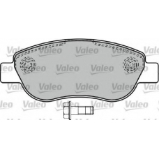 598426 VALEO Комплект тормозных колодок, дисковый тормоз