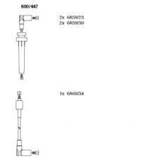 600/447 BREMI Комплект проводов зажигания